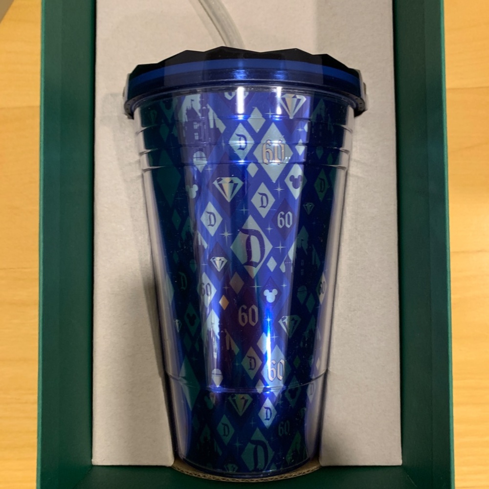 New Starbucks Disneyland 60th Anniversary Cold Tumbler in box